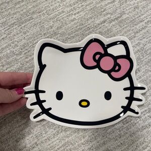 Hello Kitty Pink Bow Ceramic Trinket Tray Spoon rest Sanrio NEW